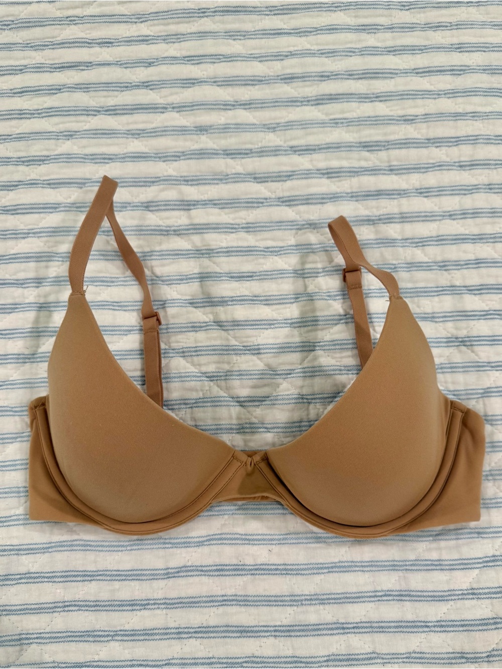 Skims nude tan lightly lined demi bra